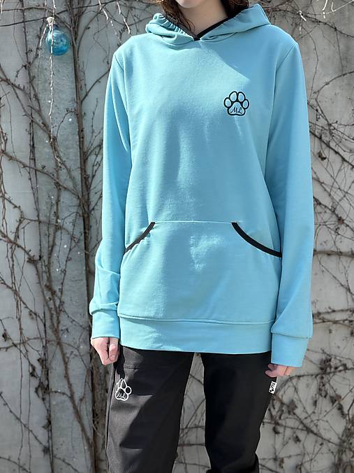 Výcviková mikina aqua