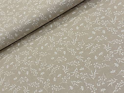 100% BAVLNA / KVETINKY NA BÉZOVEJ