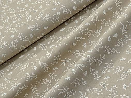 100% BAVLNA / KVETINKY NA BÉZOVEJ