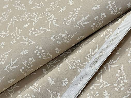 100% BAVLNA / KVETINKY NA BÉZOVEJ