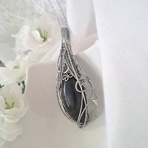 Náhrdelník Zlatý obsidián