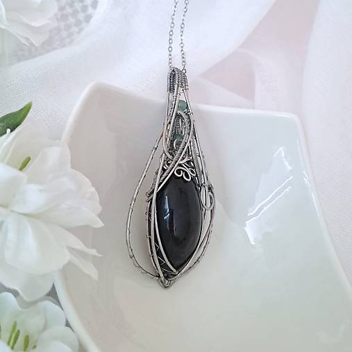 Náhrdelník Zlatý obsidián