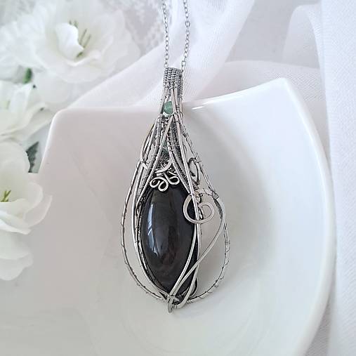 Náhrdelník Zlatý obsidián