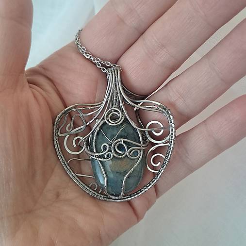 Náhrdelník Vintage labradorit