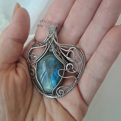 Náhrdelník Vintage labradorit