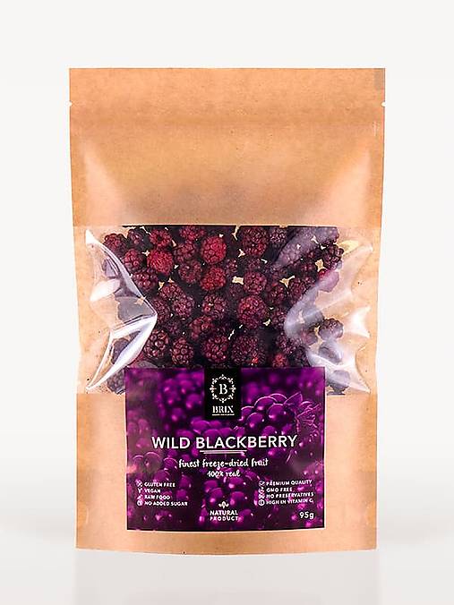 Mrazom sušená lesná černica