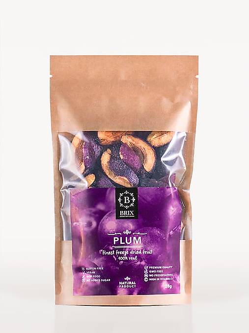 Mrazom sušená slivka