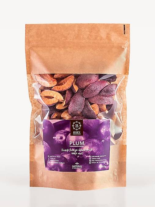 Mrazom sušená slivka