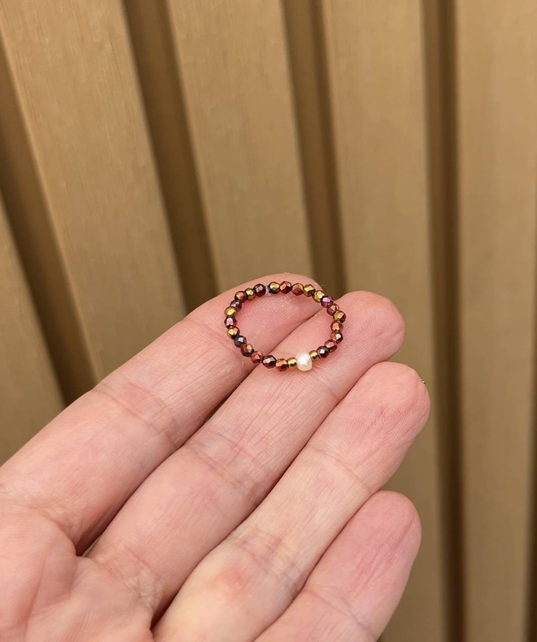 Prsteň zirkón red flash