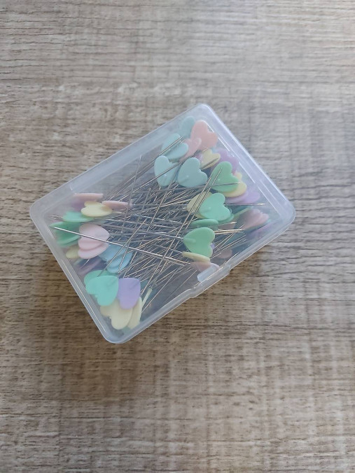 Sada špendlíkov - srdce (100ks)