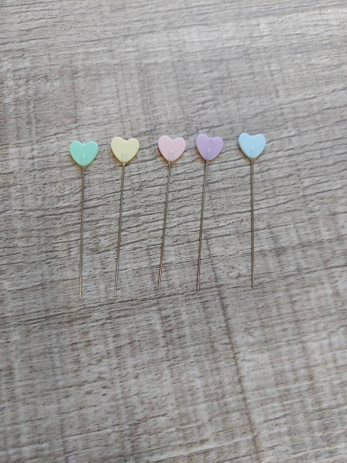 Sada špendlíkov - srdce (100ks)