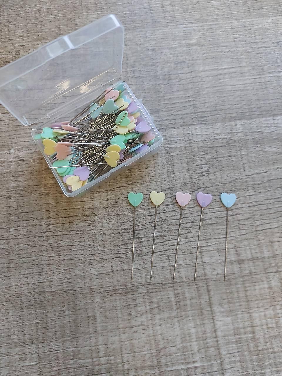 Sada špendlíkov - srdce (100ks)
