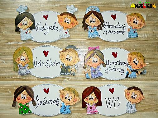 Tabuľky - Menovky - pre škôlky a školy - 18258126_