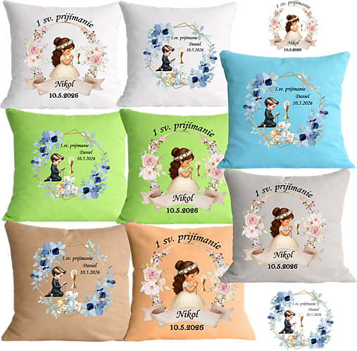 Detský textil - vankúšik 1 sv.príjimanie - 18256390_