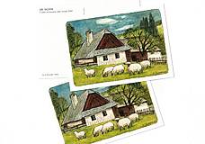 Papier - Pohľadnica " ovečky " - 18257095_