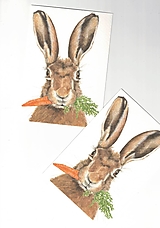 Papier - Pohľadnica "zajo" - 18257216_