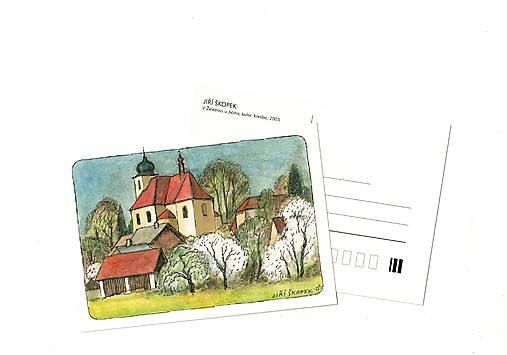 Papier - Pohľadnica "V Železnici u Jičína " - 18257053_