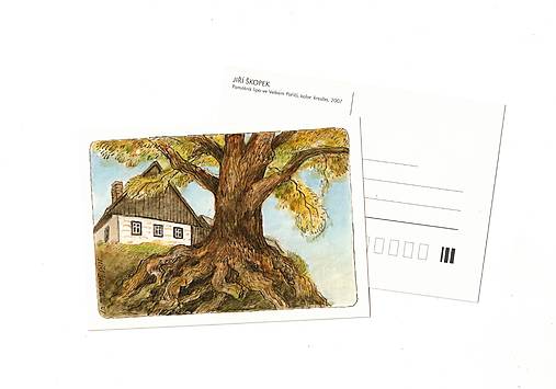 Papier - Pohľadnica " Památná lípa " - 18257077_
