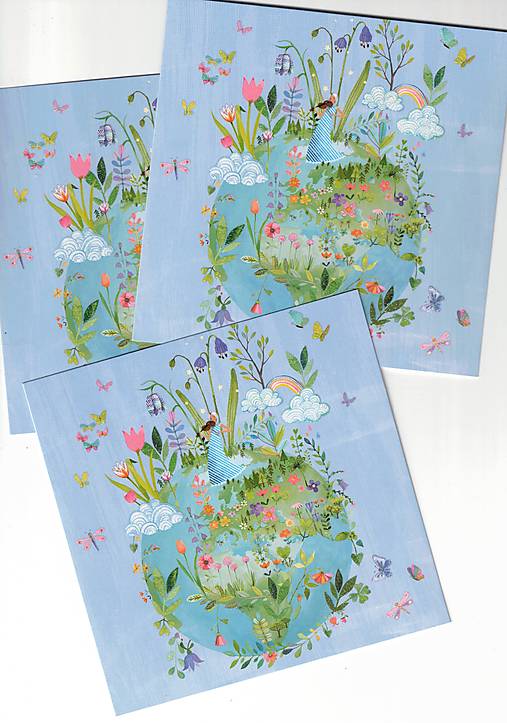 Papier - Pohľadnica "Matička Zem" - 18257457_