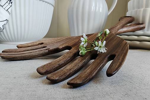 Drevená šalátová súprava RUKY