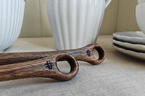 Drevená šalátová súprava RUKY