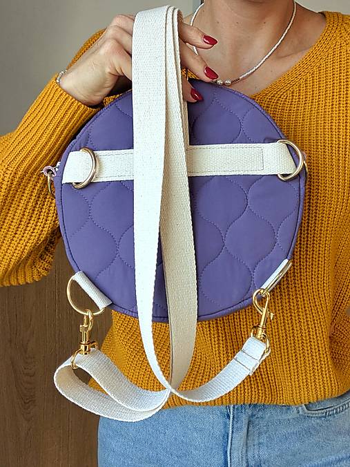 Kabelka  M U L T I  - fialová