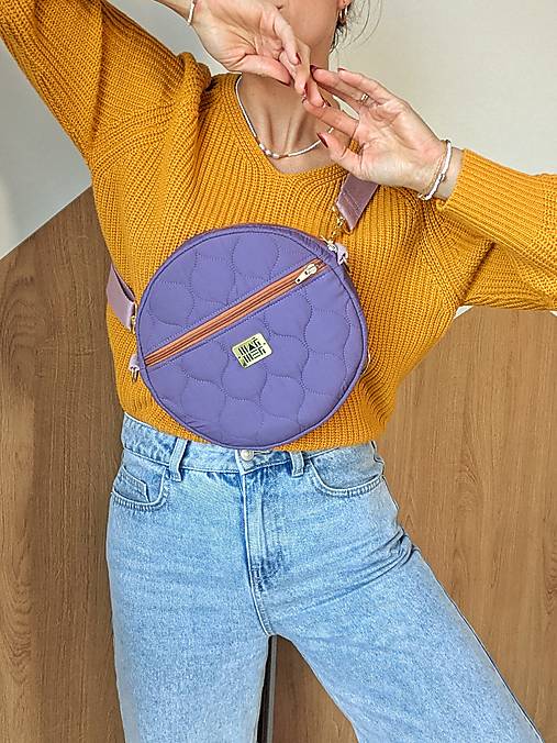 Kabelky - Kabelka  M U L T I  - fialová (MULTI crossbody) - 18256451_