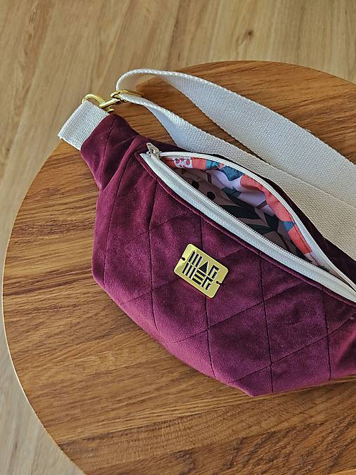 Ľadvinka - L zamatová prešívaná