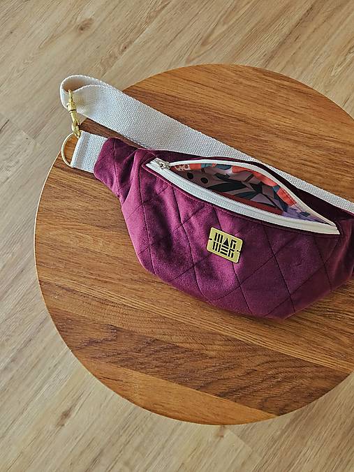 Ľadvinka - L zamatová prešívaná