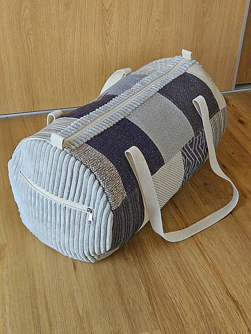 Patchwork cestovná taška - taška do gymu