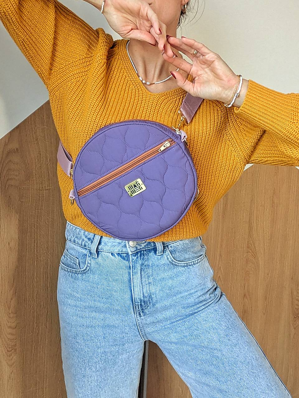 Kabelka  M U L T I  - fialová