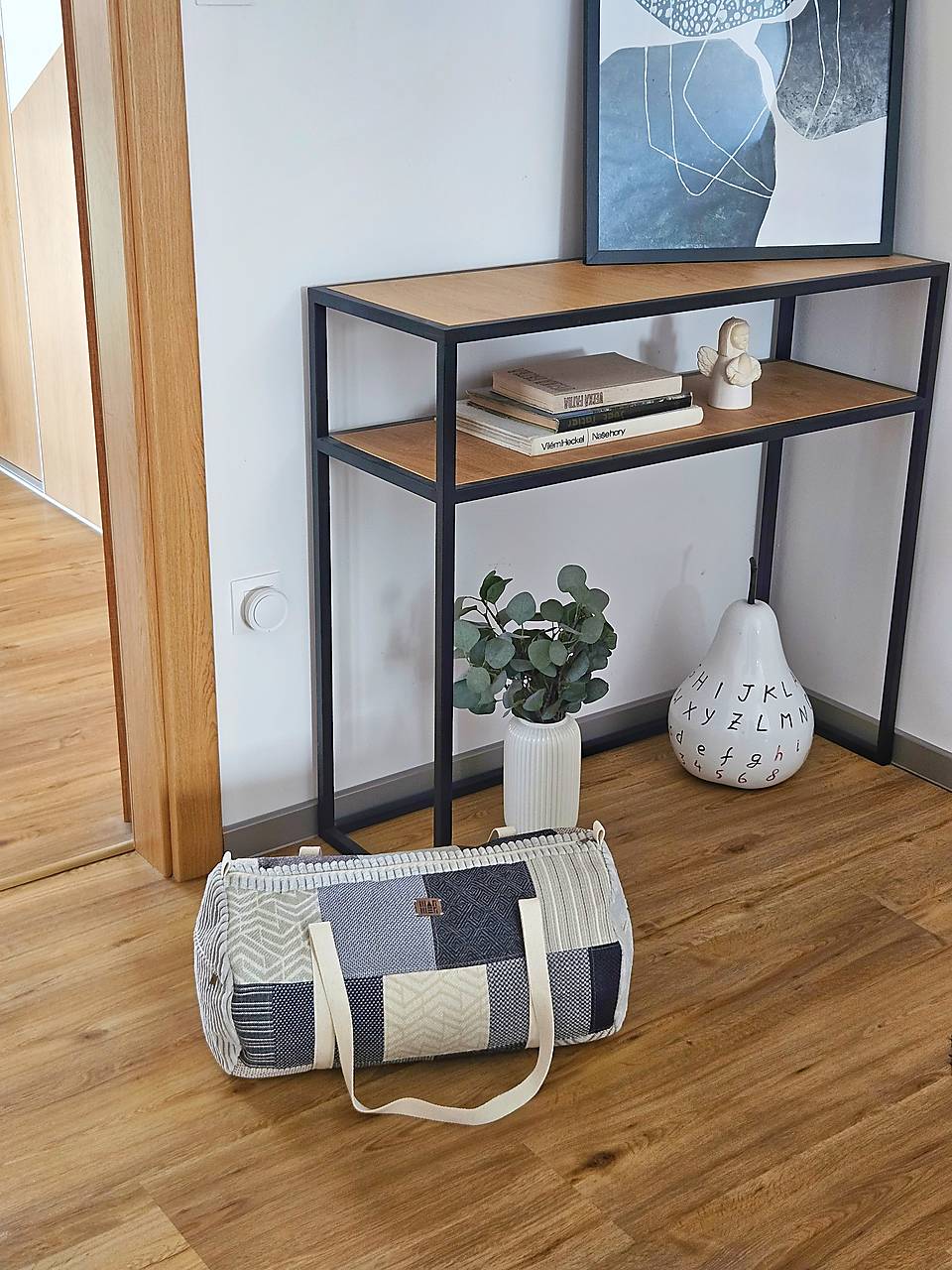 Patchwork cestovná taška - taška do gymu