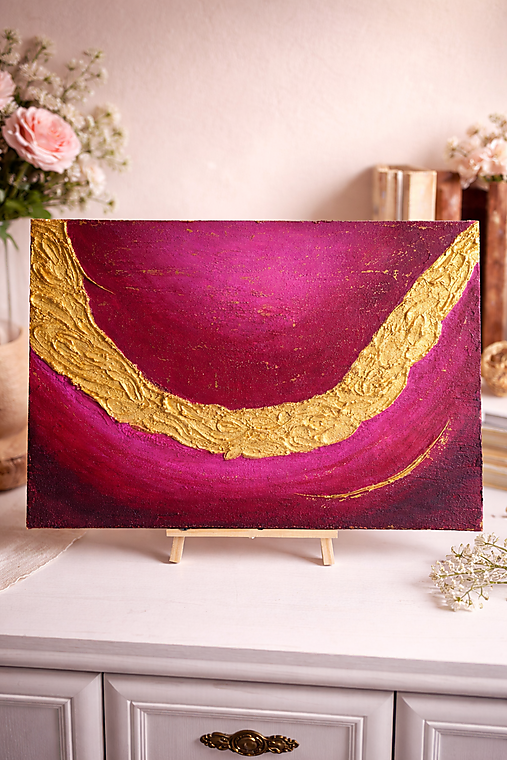 Obrazy - Zlatá cesta odvahy. - 18259442_