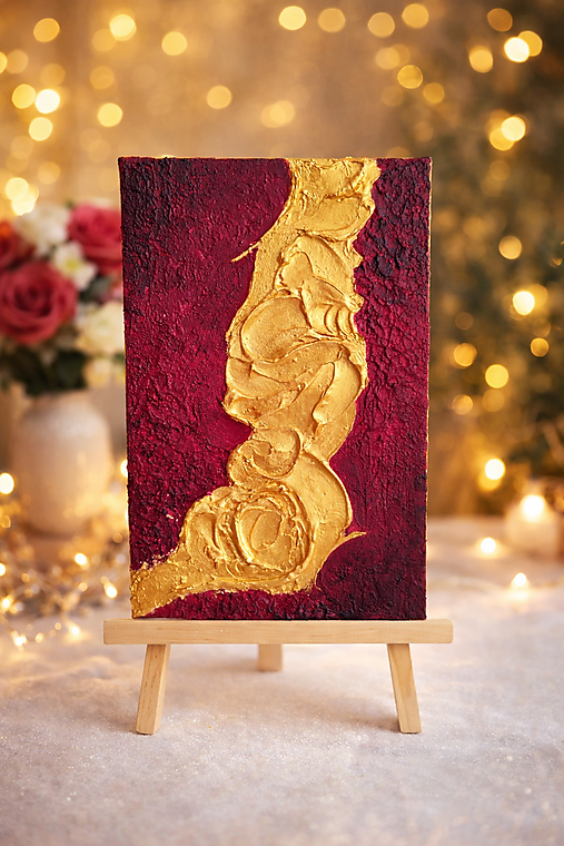 Obrazy - Obraz akryl-štrukturovacia pasta - 18259467_