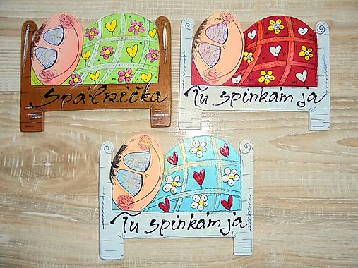 Tabuľky - Menovka tu spinkám ja - 18258791_