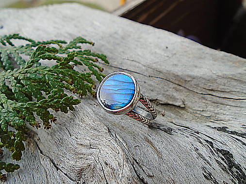 Strieborny prsteň Ag 925 Labradorit