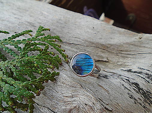 Strieborny prsteň Ag 925 Labradorit