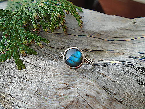 Strieborny prsteň Ag 925 Labradorit