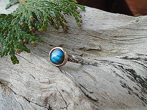 Strieborny prsteň Ag 925 Labradorit