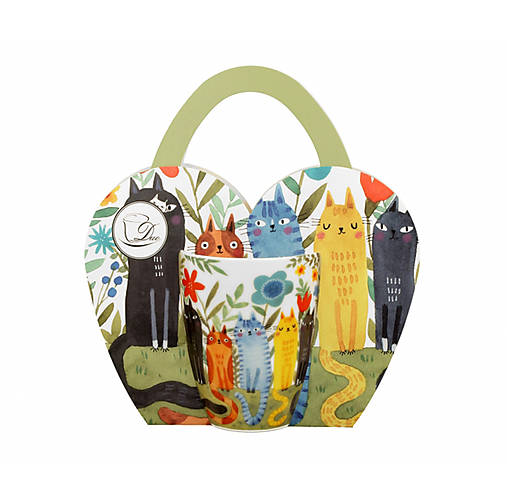 Hrnček Mačacia záhrada 360ml