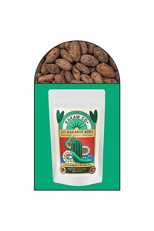 BIO Celé kakaové bôby - Dominikánska republika (75 g)