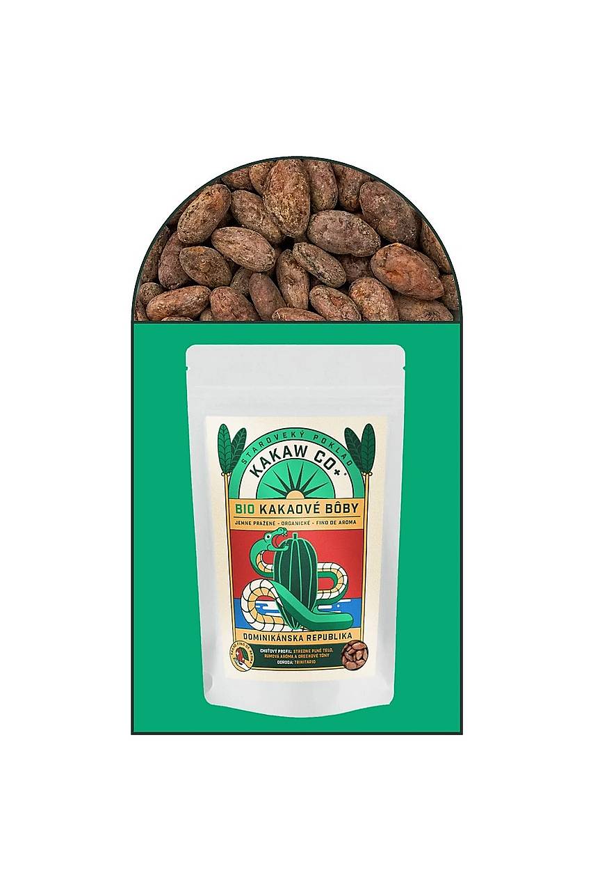 BIO Celé kakaové bôby - Dominikánska republika (75 g)