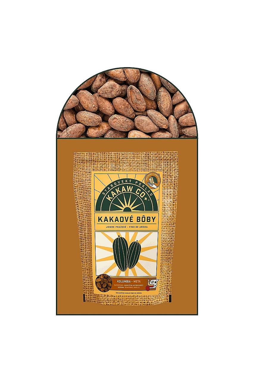 Jemne pražené kakaové bôby Meta