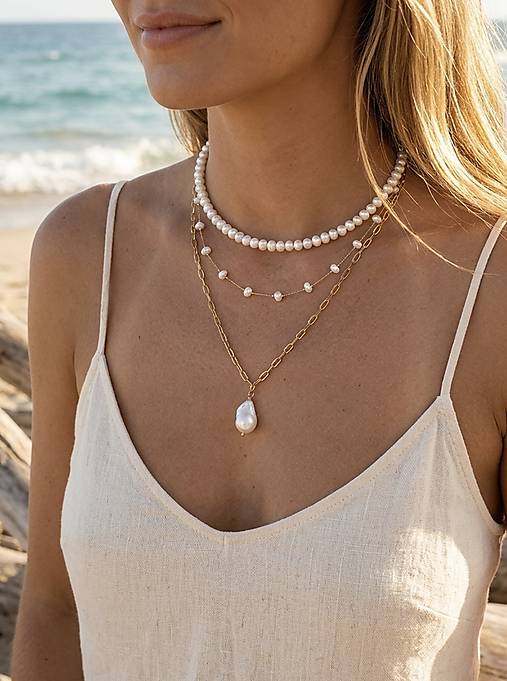 Perlový náhrdelník