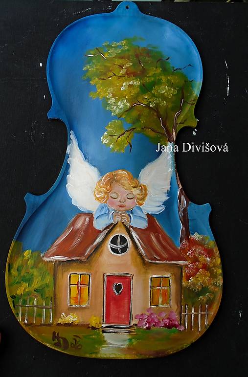 Obrazy - Anjel domova  - ORIGINÁL - 18258616_