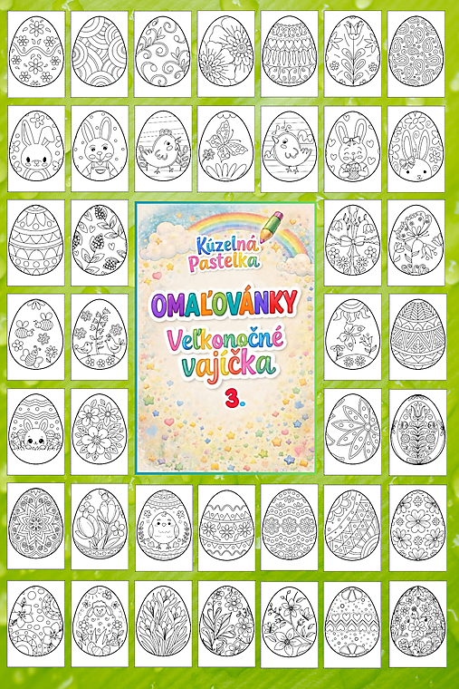 Grafika - OMAĽOVÁNKY Veľkonočné vajíčka 3. - 18260000_