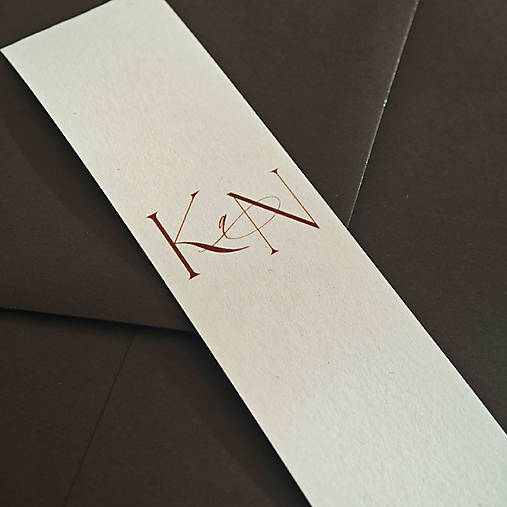 Papiernictvo - Pásik na obálku - Iniciálky - Typ 10 - 18262497_