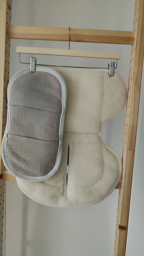 Detský textil - VLNIENKA vložka do autosedačky  Britax Römer Römer Baby Safe Pro proti poteniu a Prechladnutiu Mušelin Beige - 18261967_