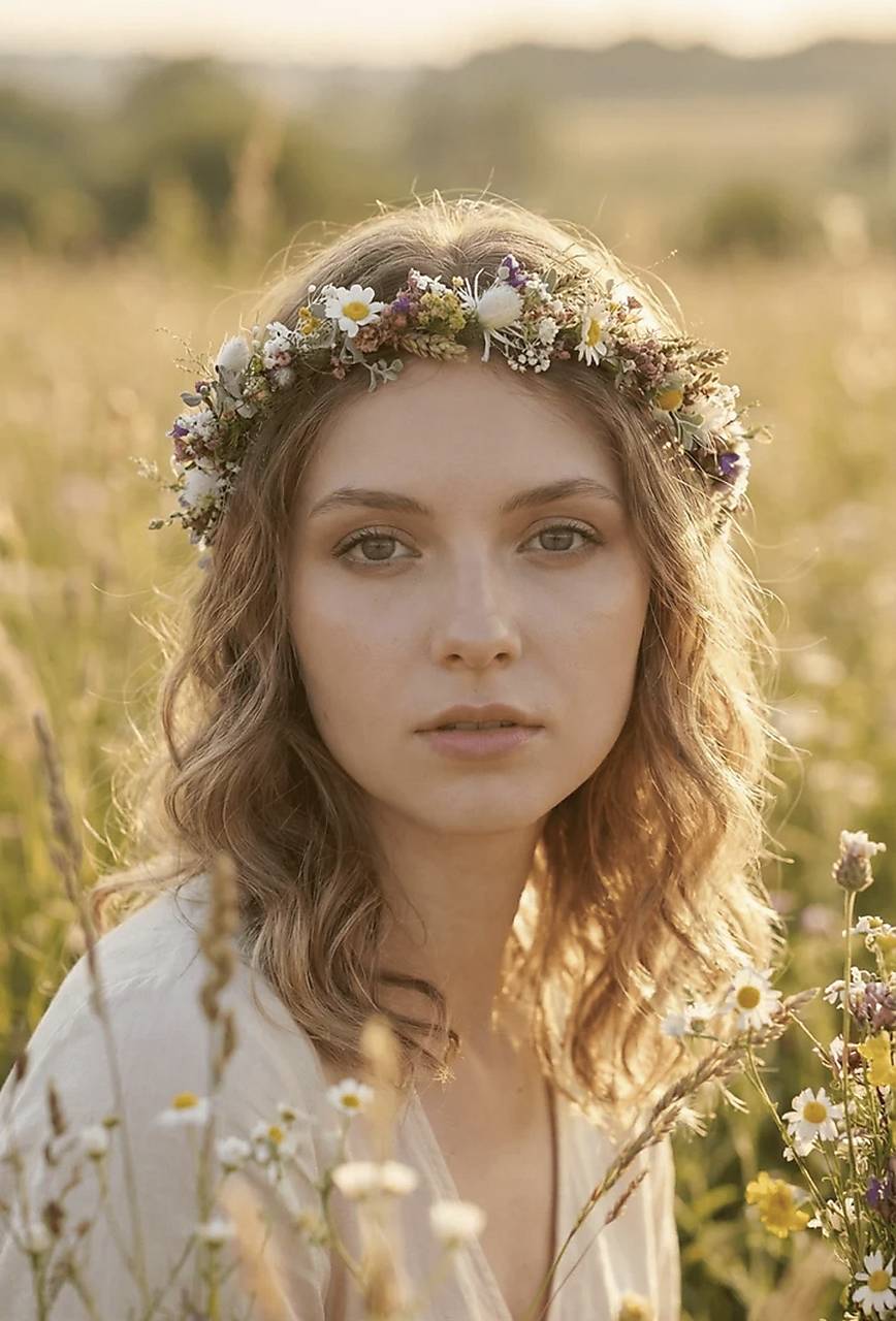 Kvetinový venček "prvý jarný pozdrav"