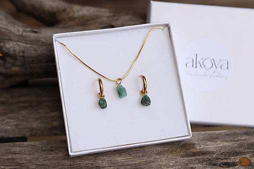 2-dielna súprava smaragd